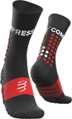 Skarpetki sportowe męskie - Compressport skarpety biegowe ULTRA TRAIL SOCKS czarno-czerwone - miniaturka - grafika 1