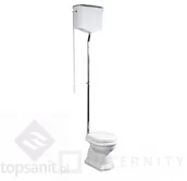 Kompakty WC - Kerasan RETRO mechanizm spłukujący do spłuczki górnopłuk chrom 754590 754590 - miniaturka - grafika 1