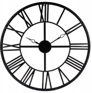 Zegary - Zegar Ścienny Metalowy Zegar Vintage Duży 70 CM - miniaturka - grafika 1
