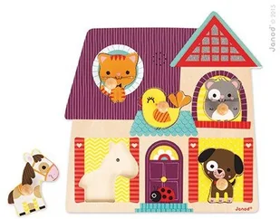 Janod Puzzle muzyczne Moi mali przyjaciele - Instrumenty muzyczne dla dzieci - miniaturka - grafika 6