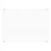 Tablice i flipcharty - Allboards Szklana tablica 90x60 TRANSPARENTNA TS90x60T+P2+PG25+GM - miniaturka - grafika 1