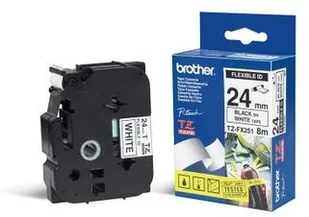 Brother TZE-FX251 Taśma FLEXI 24mm, biała, czarny nadruk E671-98505_20131210110816 - Taśmy do drukarek barwiące - miniaturka - grafika 4