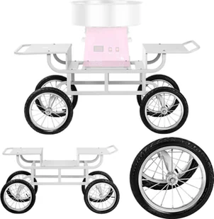 Royal Catering Wózek do waty cukrowej - 2 półki RCZT-01W RCZT-01W - Inne urządzenia gastronomiczne - miniaturka - grafika 2