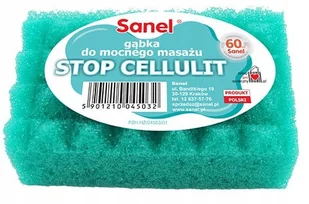 Sanel Gąbka do mocnego masażu stop cellulit - Rękawice i gąbki do kąpieli - miniaturka - grafika 3
