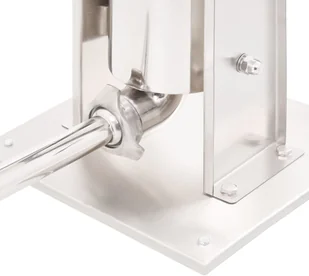 vidaXL Ręczna nadziewarka do kiełbasy, srebrna, 3 L, stal nierdzewna - Artykuły masarskie - miniaturka - grafika 7