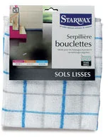 Starwax Ściereczka do powierzchni gładkich STARWAX, biało-niebieska - Ściereczki, gąbki, czyściki - miniaturka - grafika 2