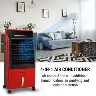 OneConcept OneConcept CTR-1 v2 schładzacz powietrza 4-w-1 klimatyzator mobilny 65 W czerwon ACO-CTR-1 Rot - Klimatory OneConcept OneConcept CTR-1 v2 schładzacz powietrza 4-w-1 klimatyzator mobilny 65 W czerwon ACO-CTR-1 Rot - Klimatory - miniaturka - grafika 3