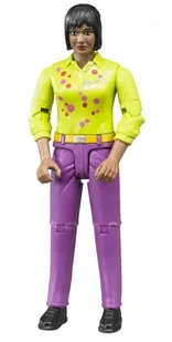Bruder 60403 Figurka kobiety metyski w różowych dżinsach - Figurki dla dzieci - miniaturka - grafika 3