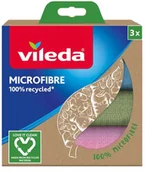 Ściereczki, gąbki, czyściki - Vileda Ściereczka Mikrofibra 100% Recycled 3 szt 168310 - miniaturka - grafika 1
