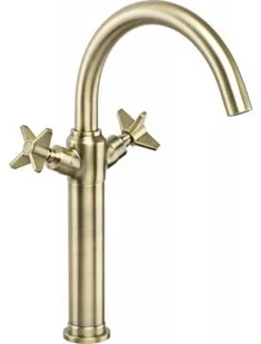 Deante Temisto Bateria umywalkowa wysoka mosiądz BQTM25D - Baterie umywalkowe - miniaturka - grafika 2