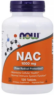 Now Foods NOW NAC 1000mg 120tabs - Aminokwasy - miniaturka - grafika 2