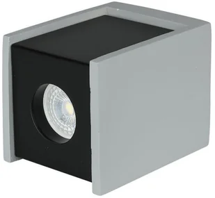 v-tac Oprawa V-TAC GIPS BETON GU10 Natynkowy Kwadrat Szary/Czarny VT-860 - Oprawy, klosze i abażury - miniaturka - grafika 3
