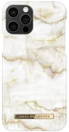 Etui i futerały do telefonów - Ideal of Sweden AB etui ochronne do iPhone 12/12 Pro Golden Pearl Marble IEOID61GPM - miniaturka - grafika 1