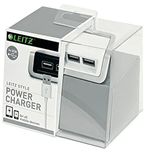 Esselte Ładowarka USB Leitz Style, 3 porty, arktyczna biel ES1208-10 - Ładowarki do telefonów - miniaturka - grafika 4