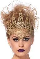 Stroje karnawałowe - Leg Avenue Korona bajkowy Królowa władcy wewnętrzna korona złoty 24 x 20 cm rozmiar uniwersalny 215422026 - miniaturka - grafika 1