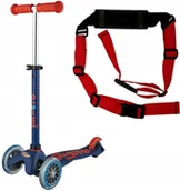 Hulajnogi - Mini Hulajnoga Micro Deluxe Navy Blue trójkołowa - miniaturka - grafika 1