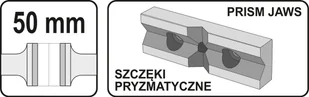 Yato IMADŁO MASZYNOWE 50 MM YT-65071 - Imadła i ściski - miniaturka - grafika 5