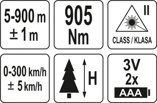 Yato DALMIERZ LASEROWY 900M MONOKULAROWY Yato YT-73129 - Dalmierze - miniaturka - grafika 9