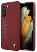 Etui i futerały do telefonów - BMW Etui BMHCS21MSLBLRE S21+ G996 czerwony/red hardcase Silicone Signature Logo - miniaturka - grafika 1
