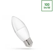 Żarówki LED - Spectrum SpectrumLED Led Świecowa E-27 230v 1w Cw WOJ+14456 - miniaturka - grafika 1
