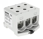 Kostki, złączki, wtyczki - Geberit MOREK szynowa 25-150mm2 szara 6 otwor AL/CU TH35 1P MAA3150A10 Morek 4344 MAA3150A10 - miniaturka - grafika 1