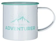 Kubki - Premier Housewares Premier housewares filiżanka, biały/zielony, 9  x  9  x  8 cm - miniaturka - grafika 1