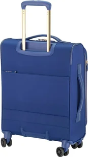 Delsey Walizka kabinowa poszerzana Montrouge 55 cm SLIM Niebieska 002018803-02 - Walizki - miniaturka - grafika 5