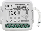 Systemy inteligentnych domów - OXT OXT przekaźnik 3 obwody (bez N) ZigBee SWTZ33 - miniaturka - grafika 1