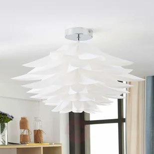 Lindby Designerska lampa sufitowa biała 50 cm - Rimon - Lampy sufitowe - miniaturka - grafika 2