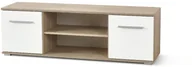 Szafki RTV - Halmar Stolik LIMA RTV-1 dąb sonoma-biały - miniaturka - grafika 1