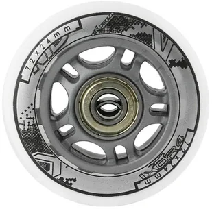 Nils Zestaw kółek Extreme PU 72x24 82A 4szt + ABEC-7 8 szt białe 16-32-009 - Akcesoria do skatingu - miniaturka - grafika 7