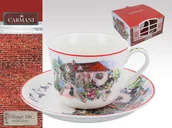 Filiżanki - Carmani Filiżanka Village Life - CZERWONY DWOREK - 400ml - miniaturka - grafika 1