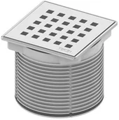 Syfony - Tece Drainpoint S Zestaw nasadka z ramką rusztu ze stali szlachetnej i ruszt ozdobny quadratum 10x10 cm 3660007 odbiór osobisty Kraków Warszawa 29-Innych-Miast 3660007 - miniaturka - grafika 1