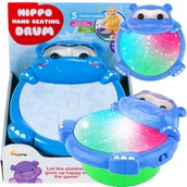 Instrumenty muzyczne dla dzieci - Bębenek Interaktywny Hipcio Muzyczny Dla Dzieci - miniaturka - grafika 1