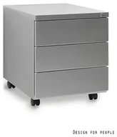 Szafki biurowe - Unique KONTENER 424 Szary Zapytaj o RABAT 424-S - miniaturka - grafika 1