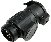 Inne akcesoria elektryczne - Ospel as - Schwabe as - Schwabe 60469 Adapter Karawany Do Podłączenia 7-Biegunowego Gniazda Do Wtyczki 7-Biegunowej, Czarny 60469 - miniaturka - grafika 1