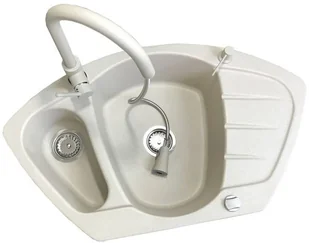 Kuchinox Compact Zlewozmywak Granitowy Zlew Kuchenny +syfon - Zlewozmywaki - miniaturka - grafika 4