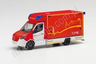 Kolekcjonerskie modele pojazdów - Herpa MB Sprinter 18 RTW Feuerwehr Stolberg Herpa 096416 - miniaturka - grafika 1