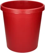 Kosze biurowe - HELIT Kosz plastikowy 18L czerwony Helit - miniaturka - grafika 1