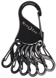 Nite Ize Brelok KeyRack + 6x micro karabińczyk stal nierdzewna czarny - Survival - akcesoria - miniaturka - grafika 4