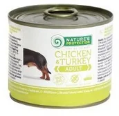 Mokra karma dla psów - Natures PROTECTION PROTECTION Adult Z Kurczakiem I Indykiem 200 g - miniaturka - grafika 1