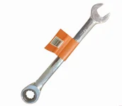 Klucze i nasadki - Consorte Klucz płasko-oczkowy CR-V z grzechotką 10 NAKPOGC10 - miniaturka - grafika 1