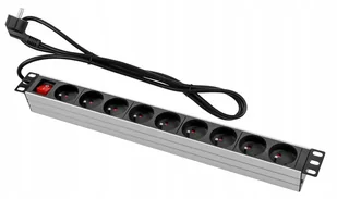 Listwa Zasilająca 9 Gniazd Z Włącznikiem Rack 3M - Listwy zasilające - miniaturka - grafika 2