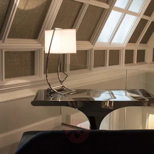 Feiss Lighting Lampa Stołowa Lex, Srebrna FE/LEX TL BS - Lampy stojące - miniaturka - grafika 3