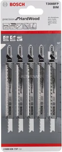 Bosch brzeszczoty do wyrzynarek T308BFP 5szt 2608636737 - Piły ręczne - miniaturka - grafika 3