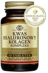 Solgar POLSKA SP Z O.O Kwas Hialuronowy 120 mg 30 tabletek - Ochrona stawów - miniaturka - grafika 5