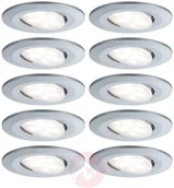 Lampy pozostałe - Paulmann LED reflektor wpuszczany Calla chrom - miniaturka - grafika 1