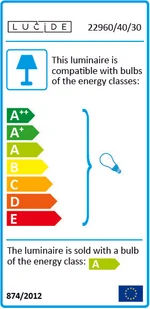 Lucide AVEN 22962/01/30 22962/01/30 - Lampy ścienne - miniaturka - grafika 2