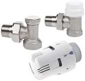 Akcesoria grzewcze - Valvex Zestaw termostatyczny KĄTOWY THERMO SET 1/2'' - miniaturka - grafika 1