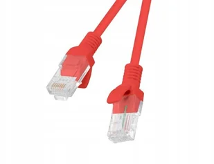 LANBERG Patchcord PCU5-20CC-0050-R kat.5e 0,5M czerwony 10-pack PCU5-20CC-0050-R - Kable miedziane - miniaturka - grafika 3